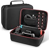 Younik Custodia per NS Switch / Switch OLED Case da Viaggio Rigido Deluxe per Console Switch, Dock Switch, Caricabatteria Ori