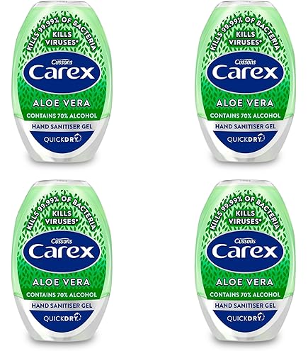 Carex Aloe Vera Antibacterial Hand Gel - Effective Hand Sanitiser (Pack of  6 x 300ml) : Amazon.co.uk: Health & Personal Care