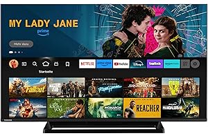 Toshiba 43 Zoll Fernseher Fire TV (4K UHD Smart TV, HDR Dolby Vision, Triple-Tuner, Alexa Built-In, Sound by Onkyo) 43UF3F63DAZ