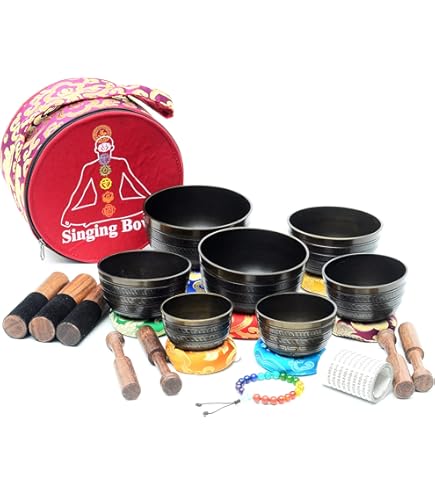 Tingsha Tibetane In Ottone Con Design Chakra - Campane Per Meditazione E Rilassamento - Foto 2