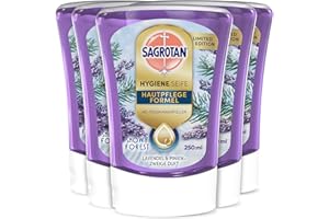 ‎SAGROTAN Sagrotan No-Touch Nachfüller Snowy Forest Limited Edition – Für den automatischen Seifenspender – 5x250ml