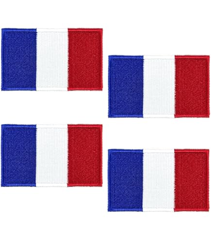 Écusson Brodé Drapeau Chili à Coudre - Patch 7x4,5 Cm En Polyester Pour Veste Ou Sac