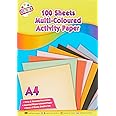 ArtBox A4 Activity Paper - Assorted Colours (Pack of 100 Sheets)