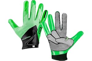 Grip Boost Peace, Shaka, and Hook 'Em Football Gloves Pro Elite - Adult Sizes
