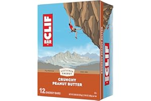 Clif Bar Crunchy Peanut Butter Energy Bars, 12 Bars/Box