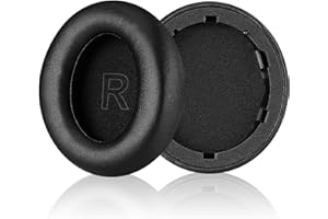 Laipuke Zapasowe nauszniki kompatybilne z Anker Soundcore Life Q30 Q35 bezprzewodowe i przewodowe słuchawki Bluetooth, zastępcze nauszniki, skóra proteinowa pianka