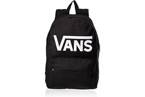 Vans New Skool - Mochila para niños, 20 litros, Negro (Negro/Blanco), Talla única UE, 39,4 x 28 x 12,7 cm