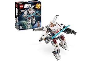 LEGO Star Wars Meca ala-X de Luke Skywalker Juguete de Construcción con Minifigura para Coleccionar y Espada Láser, Juego de fantasía y Aventuras, Regalo para Niños y Niñas de 6 Años o Más 75390