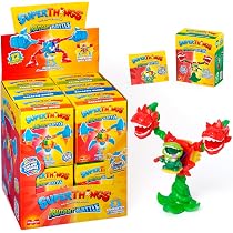 SUPERTHINGS Serie Mutant Battle - Confezione da 6 Include 4 SuperThings (1 Capitano Argento) e 2 Exoskeletons. Confezione da 6