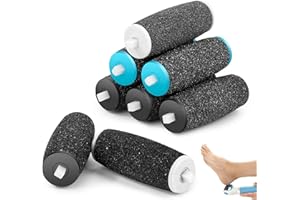JESUSTREE Recambio Lima Pies 8Pcs Lima Recambio de Repuesto Rodillo Lima Pies Electronica para Scholl Velvet Smooth Rodillos de Recambio para Pedicura Quita Durezas Callos 4 Tipos de Rugosidad