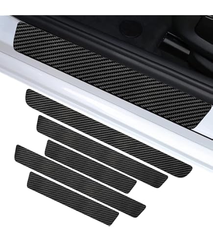 4PCS Silver Car Door Sill Scuff Cover Panel Step Protector For Dodge