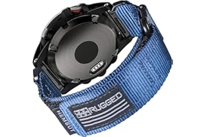 HEMSUT H Compatible avec le bracelet de montre Garmin bracelet de sport en nylon super robuste avec boucle tissée, pour firthnix/Forerunner/Vivoactive/Approach/MARQ/Quatix/D2 Series