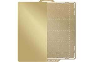 BIGTREETECH BIQU Smooth PEI + Textured PEI Plate Build Plate Compatible with Bambu Lab X1 X1C X1E P1P P1S A1 257 x 257 mm, dwustronna, sprężynowa platforma konstrukcyjna PEI, elastyczna platforma do drukowania