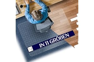 ‎NOVA FORMA Bodenschutzmatte aus PET - transparente Schutzmatte für Teppichböden - 100% recyclebar - nachhaltige Bürostuhlmatte - vielseitige Unterlage als Bodenschutz für Büro und Zuhause - 75x120 cm