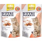 GimCat Nutripockets Kedi &Ouml;d&uuml;l&uuml; Somon Omega 3&amp;6 60 gr 2li paket