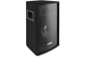 VONYX SL8 Enceinte Sono Passive, Puissance de 400 Watts, Woofer 8 Pouces, Facile à Transporter avec Ses Poignées, Montage sur Pied, Enceinte Sono Idéale pour DJ Mobiles et Soirées à la Maison