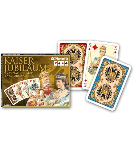 Piatnik Dvoulavé, Gioco Di Carte, VE 12, Confezione Multipla