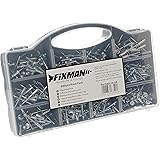 Fixman 514633 Confezione 650 Pezzi di Rivetti, Grigio