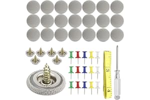 JGYCVBU 60Pcs Kit Riparazione Cielo Auto, Riparazione Automobilistica Rivetti Pulsante, per Tutte Auto (Grigio)