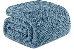 Whale Flotilla Manta Suave de Sofá, Mantas para Cama, Cálida y Mullida para Cualquier Temporada, 150 x 200 cm, Azul Pizarra