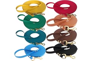 bio-leine Longe Softlonge aus Biothane - 16mm breit I Pferdelonge mit Handschlaufe I Schleppleine Longierleine für Reitsport Pferd - 9 Meter lang in Dunkelbraun