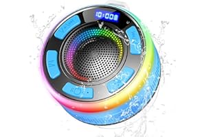 PRSCFUM Cassa Bluetooth Doccia, Altoparlante Bluetooth IP7 Impermeabile con Ventosa