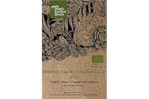 MAGIC GARDEN SEEDS Tabacco 'Golden Virginia' (Nicotiana tabacum) biologico - circa 500 semi