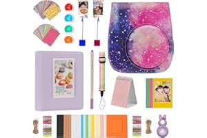 El Accesorio ZUIKAKU 14 en 1 Mini 11 es Compatible con la cámara instantánea Fujifilm Instax Mini 11. (Cielo Estrellado Moteado)