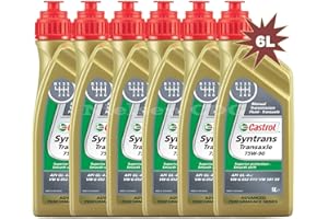 CASTROL BUNDLE Castrol Syntrans transasse 75W-90-Liquido manuale Trans 6 x 1 L = 6L