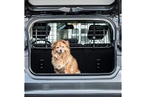 Heldenwerk Rejilla perro coche maletero universal - Separador de coche para perros al transporte de perros - Reja coche perro, Barrera coche perros