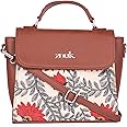 ZOUK Statement Sling Bag With Handle For Women's Girls Ladies