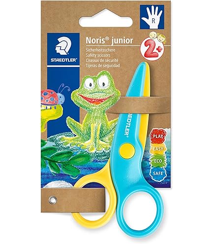 Kinder Bastelset Mit 2 Scheren & 48 Blatt Buntem Papier - Sicher Für Kinder Ab 2 Jahren