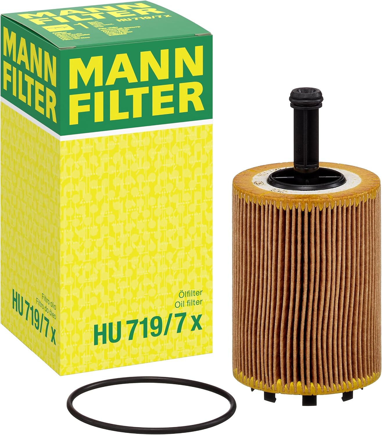 MANN-FILTER HU 719/7 x Filtro de aceite - para Automóviles + Vehículos de transporte