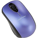 Amazon Basics Wireless Computer Mouse with USB Nano Receiver – Blue