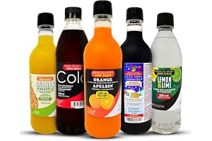 5-pack Aromhusets läskkoncentrat - Cola, Apelsin, Julmust, Fruktsoda och Ananas