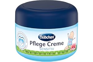 Bübchen Crema per la cura del corpo e del viso per la pelle delicata del bambino, con olio di mandorle, quantità: 1 x 75 ml