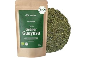 ‎BONATEA Bio Guayusa Tee aus den Regenwäldern Ecuadors – koffeinhaltig und perfekte Kaffee Alternative, natürlich und nachhaltig angebaut, 100g