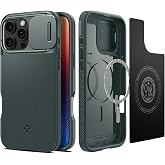 Spigen iPhone 16 Pro ile Uyumlu Kamera Korumalı MagSafe Kılıf Optik Armor Hava Kanalı Teknolojisi&trade; Askeri Sınıf Koruma MagFit