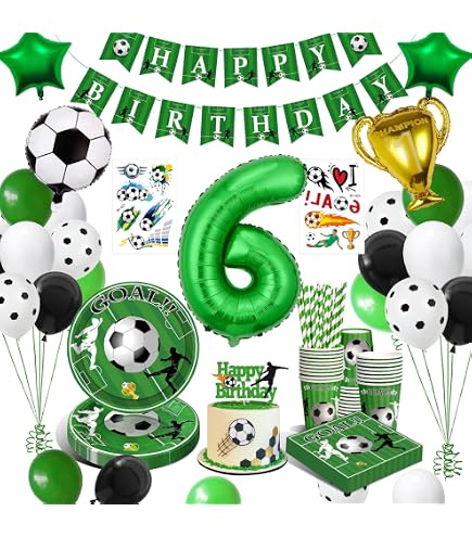 Set Di 40 Pensierini Da Calcio, per Feste Di Calcio, per