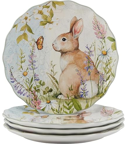 Dessert Plates Rabbit Salad Plates Bunny Dishware Stechcol Gracie