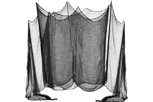 Halloween Deco Tyg Läskig Dekoration Parti Dekoration för Spökade Spökhus Inredning, Dörrar Hallar, Duschdraperier, Verandor, Fönster, Grindar - 600 * 120CM