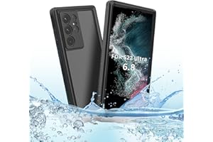 BDIG Custodia Compatibile con Samsung Galaxy S22 Ultra Impermeabile, IP68 Certificato Waterproof Cover Slim Antiurto Antipolvere AntiGraffio Subacquea Full Protezione Impermeabile Custodia S22 Ultra