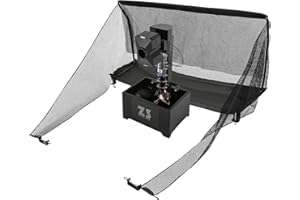 HUOMMGS Tischtennis Roboter mit Netz Automatische Tischtennis Ballmaschine Von 100 Bällen Professionell Tischtennisroboter mit 10 Modi, Fernbedienung 4-40m/s Ping Pong Roboter für Training, Übung