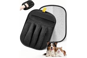 JIMYIU Lot de 2 gants d'épilation électrostatique réutilisables et lavables pour chiens et chats Efficace pour canapé, voiture, tapis et vêtements