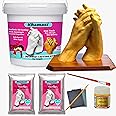 Khamasi Hand Casting Kit | 3D Couple Casting Kit, Hand Mould Kit 3D Moulding Powder, Clay Hand Foot, Gift for Couple