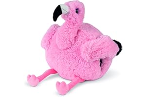 COZY NOXXIEZ Peluche scaldamani giocattoli – Safari Animals – Simpatici cuscini per bambini, soffici e morbidi, cuscino riutilizzabile per ragazze, ragazzi, neonati (Flamingo)