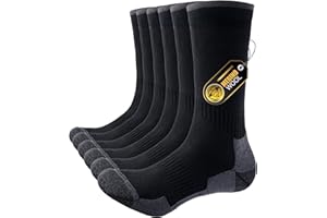 PULIOU Merino Socken Herren Damen Thermosocken Wandersocken Outdoor & Trekking-Socken, Anti-Blasen, Gepolstert Arbeitssocken Wintersocken (3 Paar)