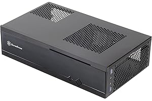SilverStone SST-ML05B - Milo Mini-ITX kompaktowa obudowa HTPC Desktop, czarna