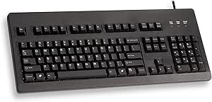 Cherry G80-3000LSCDE-2 Tastatur PS/2 USB schwarz (deutsches Tastaturlayout, QWERTZ)