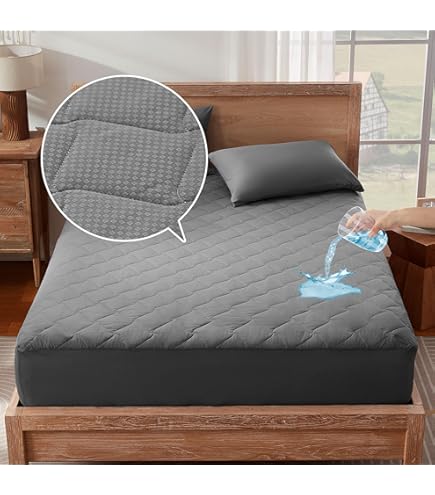 Dreamway Matratzenbezug 140x200 Cm - Wasserdicht, Milbendicht & Waschbar Bei 60°C